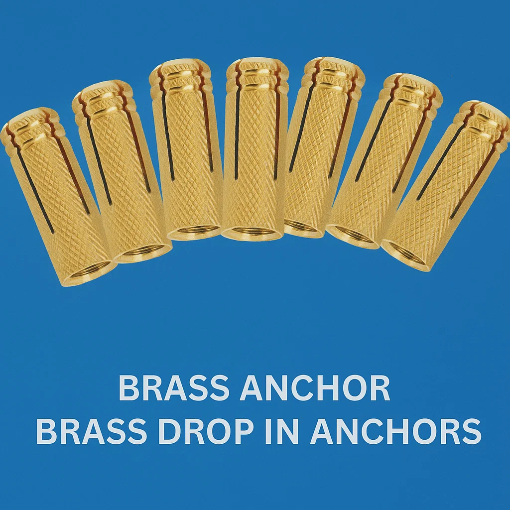Brass Anchors, Brass Drop anchors, Brass Anchor fasteners, Brass Drop in Anchors, Brass Anchors india
