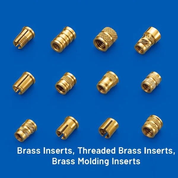 Brass Inserts Brass Molding inserts , Plastic molding inserts, Brass threaded Inserts