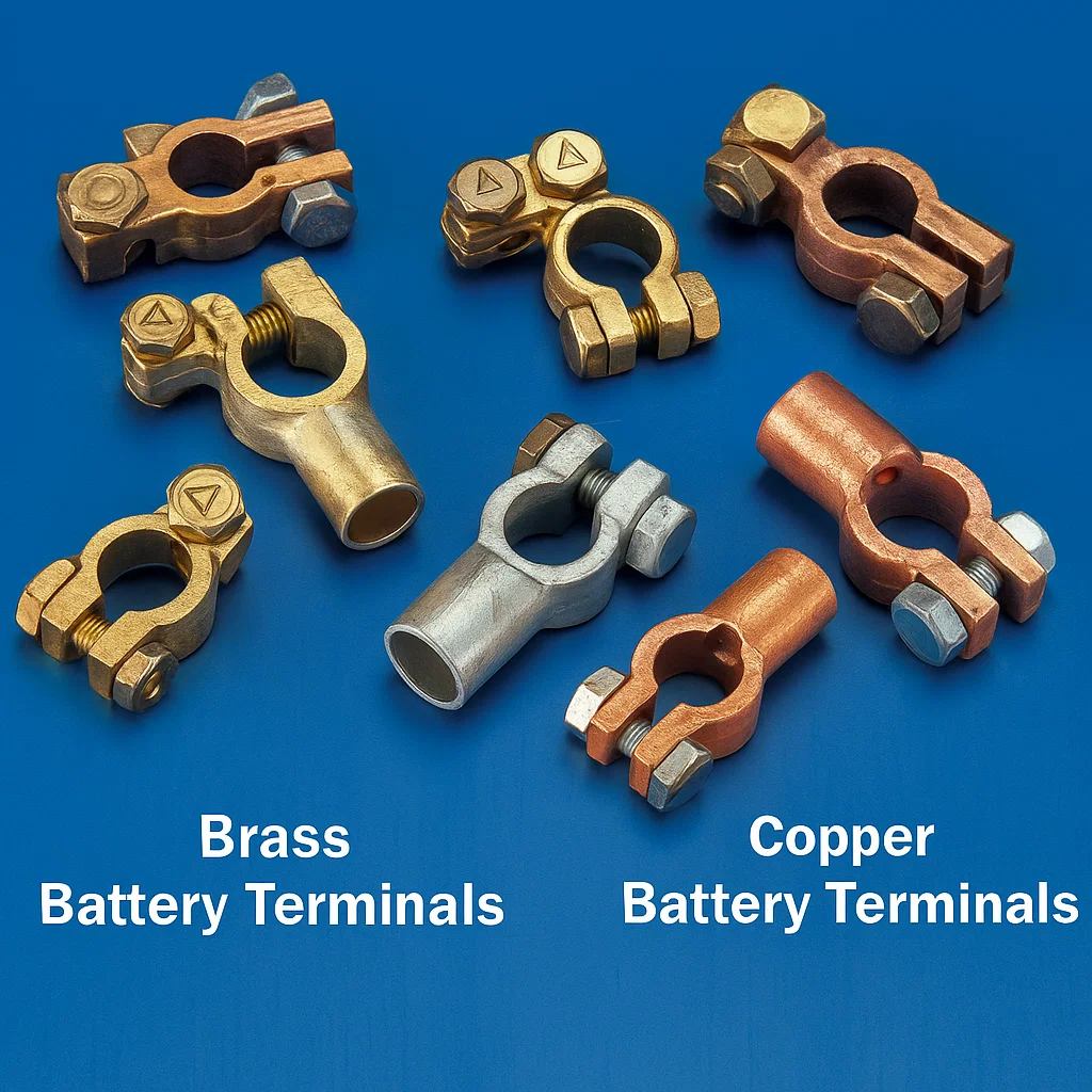 Brass battery terminals, Copper Battery terminals