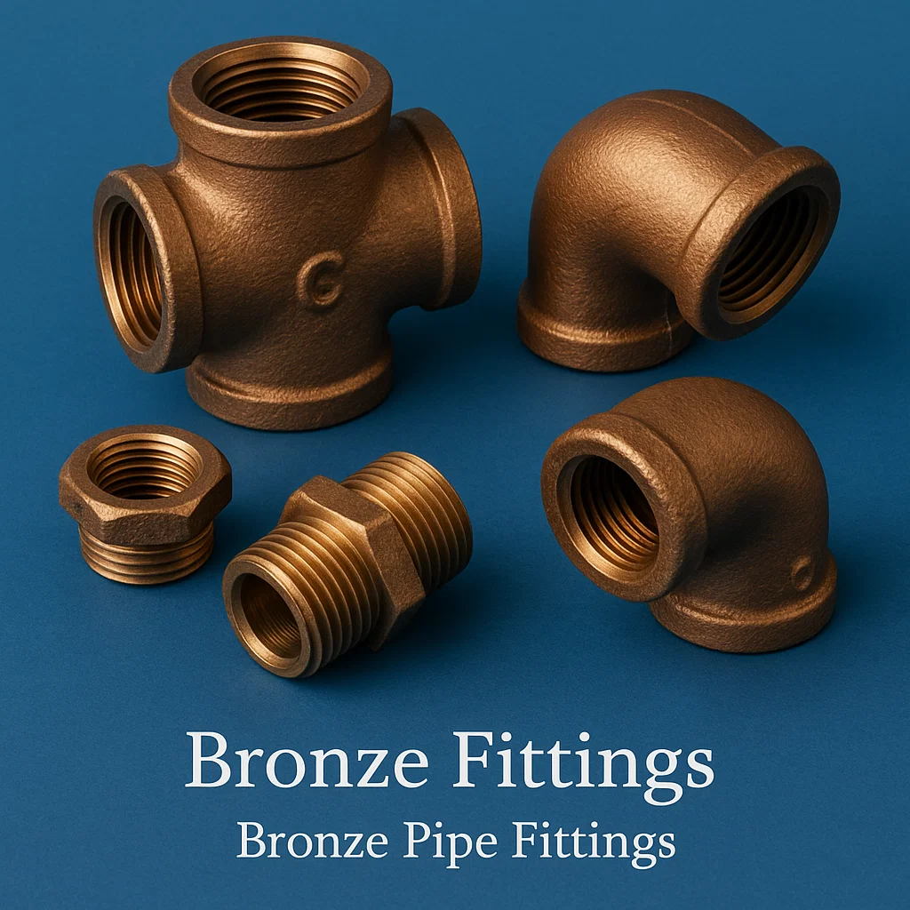 Bronze Fittings, Bronze Elbows, Bronze Tees, Bronze Threaded fittings, Bronze Crosses