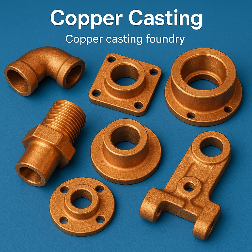 Copper casting, Copper casting foundry