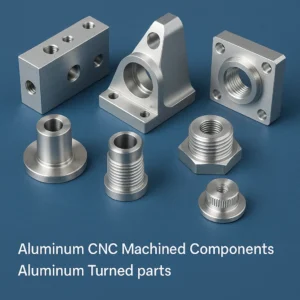 Aluminum Machined parts Aluminum CNC turned components