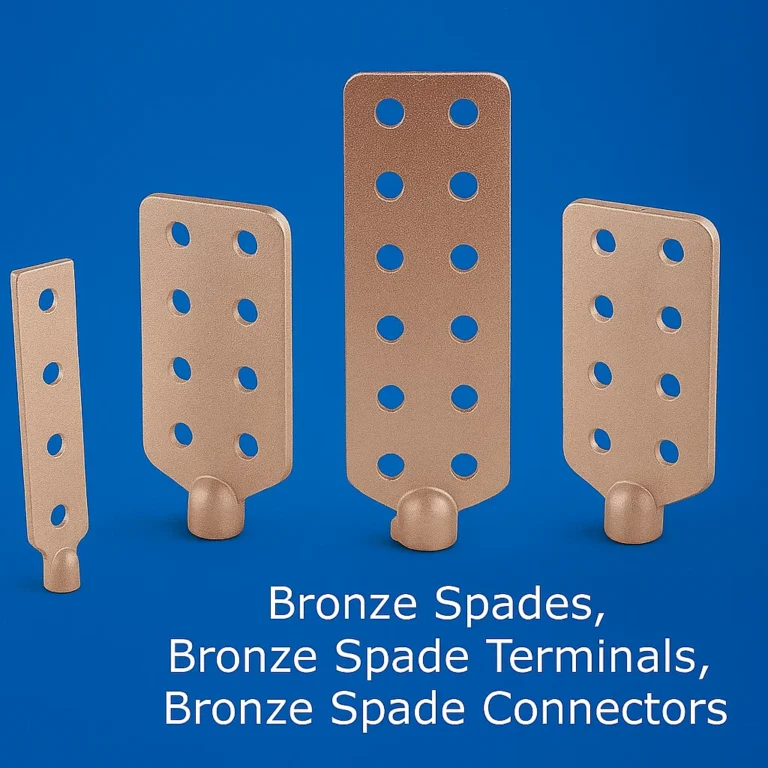 Bronze Transformer Spade Connectors , Transformer Spade terminals