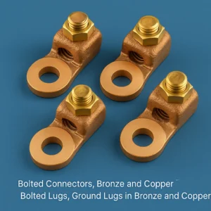 Bolted Connectors, Bronze and Copper Bolted Lugs, Ground Lugs in Bronze and Copper