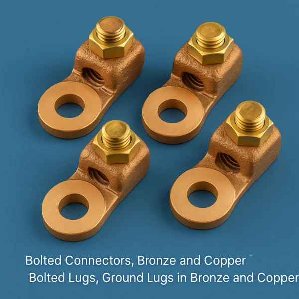 Bolted Connectors, Bronze and Copper Bolted Lugs, Ground Lugs in Bronze and Copper