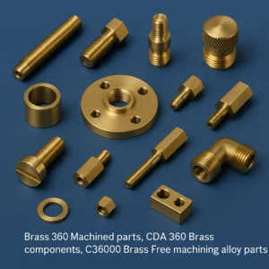 CDA 360 Brass Parts | C36000 Brass Machined Components,