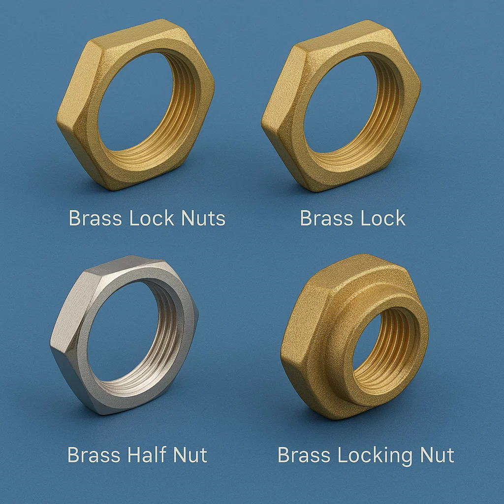 thumbnail image 2 of Chrome Plated Steel Lock Nuts #4-40 Thread (10-Pack) - Secure Fastening Solution 2 of 13