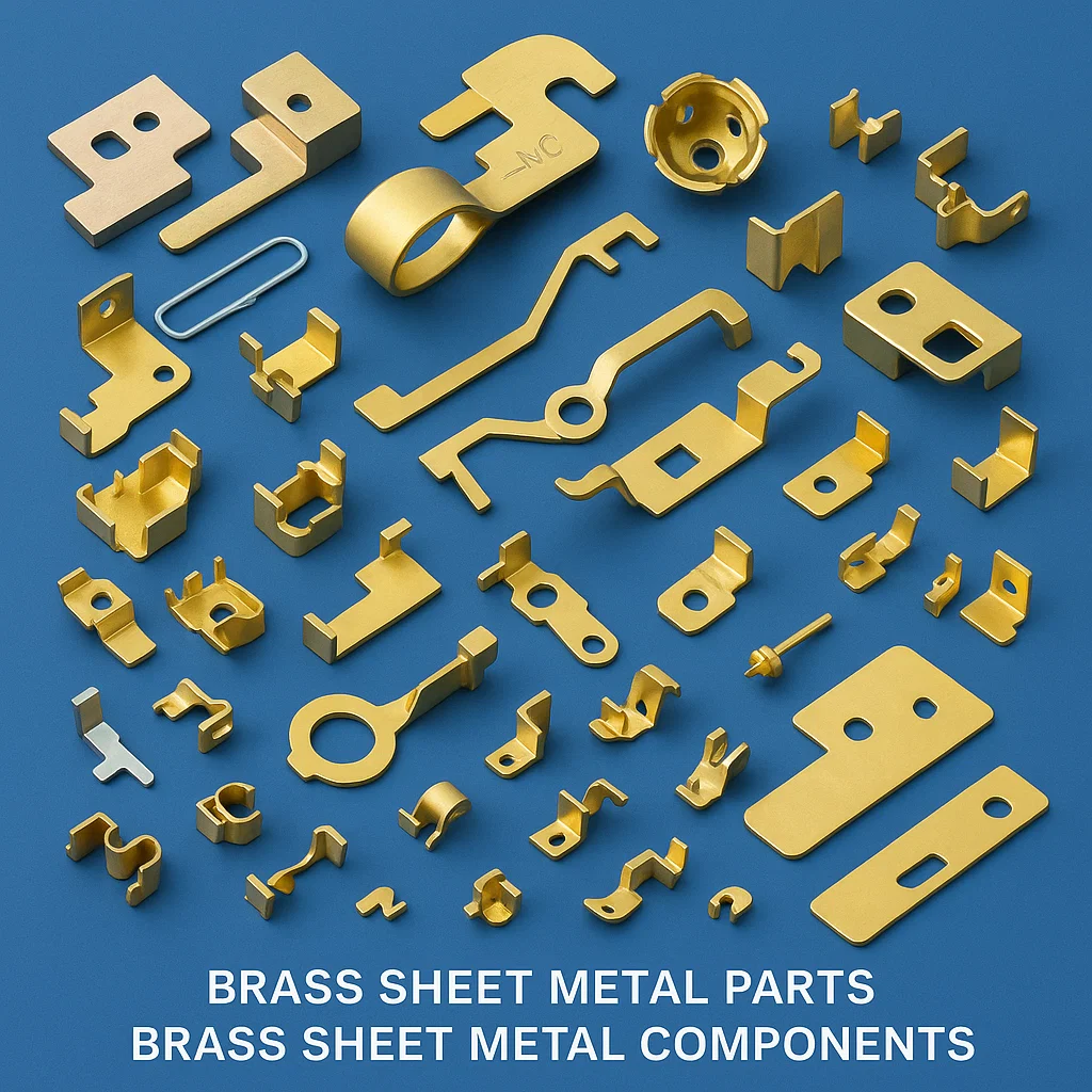 Brass Sheet Metal Parts, Brass Sheet metal Components, Brass Pressed components