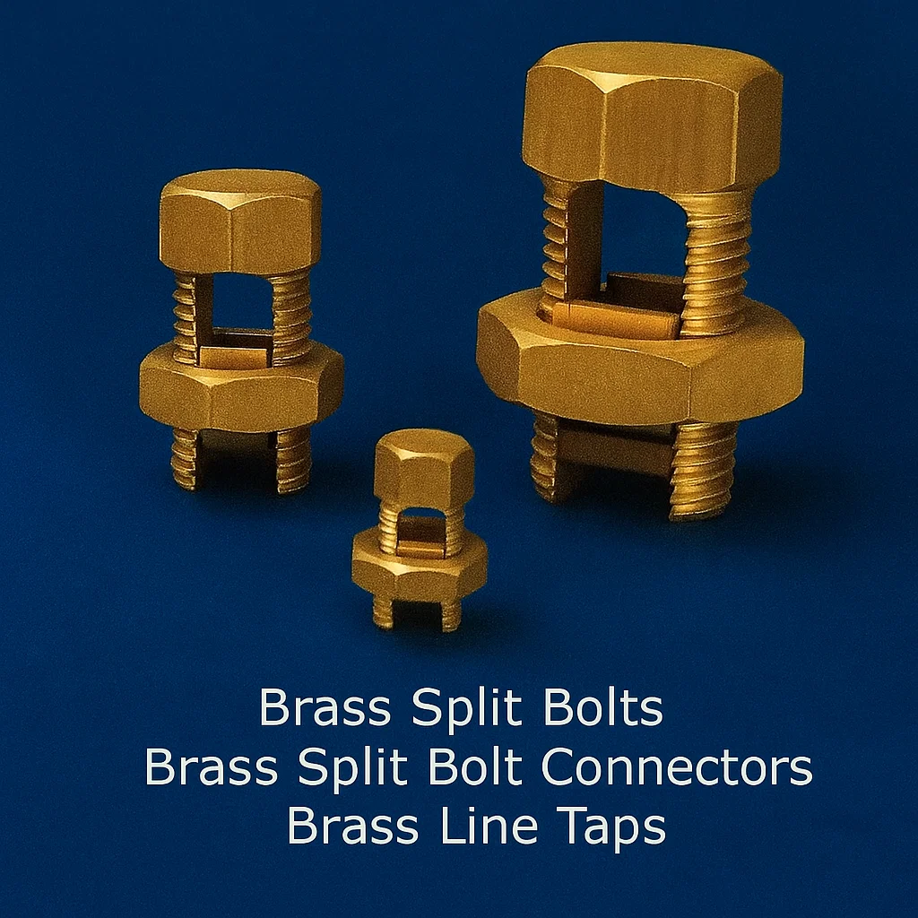 Brass Split Bolts, Brass Split Bolt Connectors, Brass Line taps