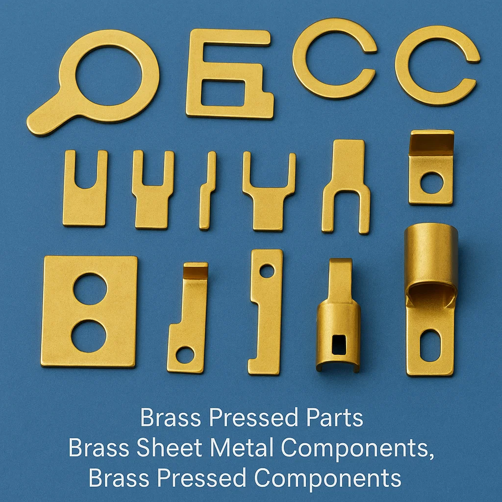 Brass pressed parts and components, Brass deep drawn parts, Sheet metal parts