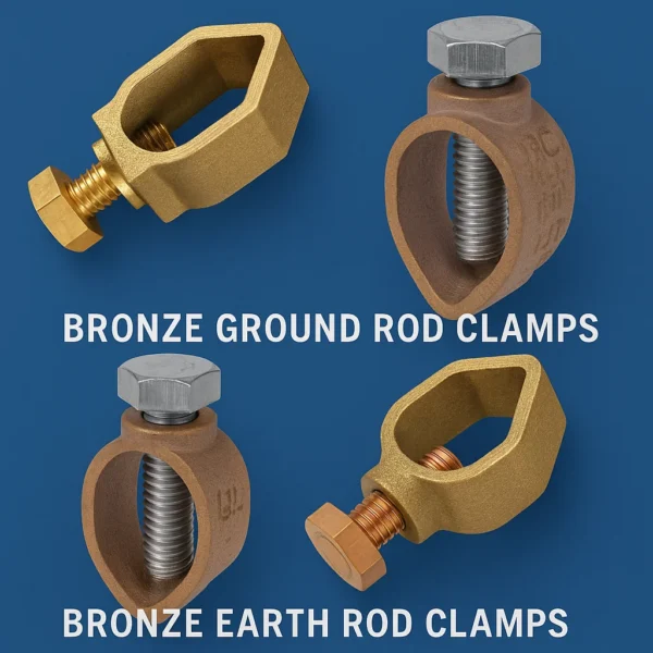 Bronze Ground Rod Clamps | Bronze Earth Rod Clamps