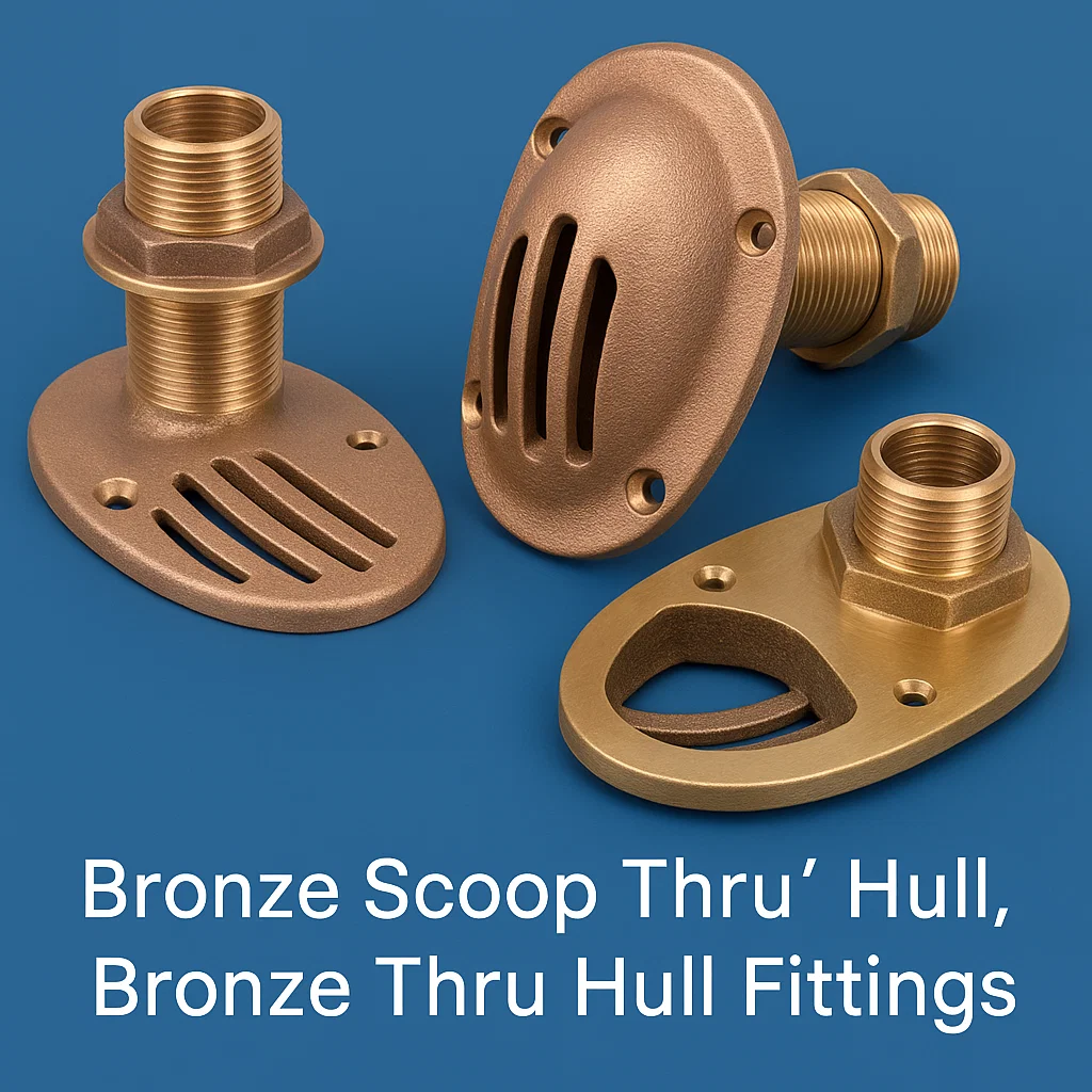 Bronze Scoop thru hull fittings
