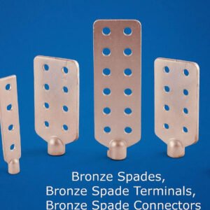 Bronze Spade Terminals -Transformer Spades- Bronze Spades-Transformer Spade Connectors