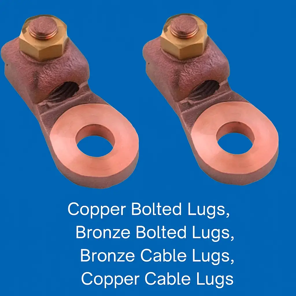 Copper Bolted Lugs, Bronze Bolted Lugs