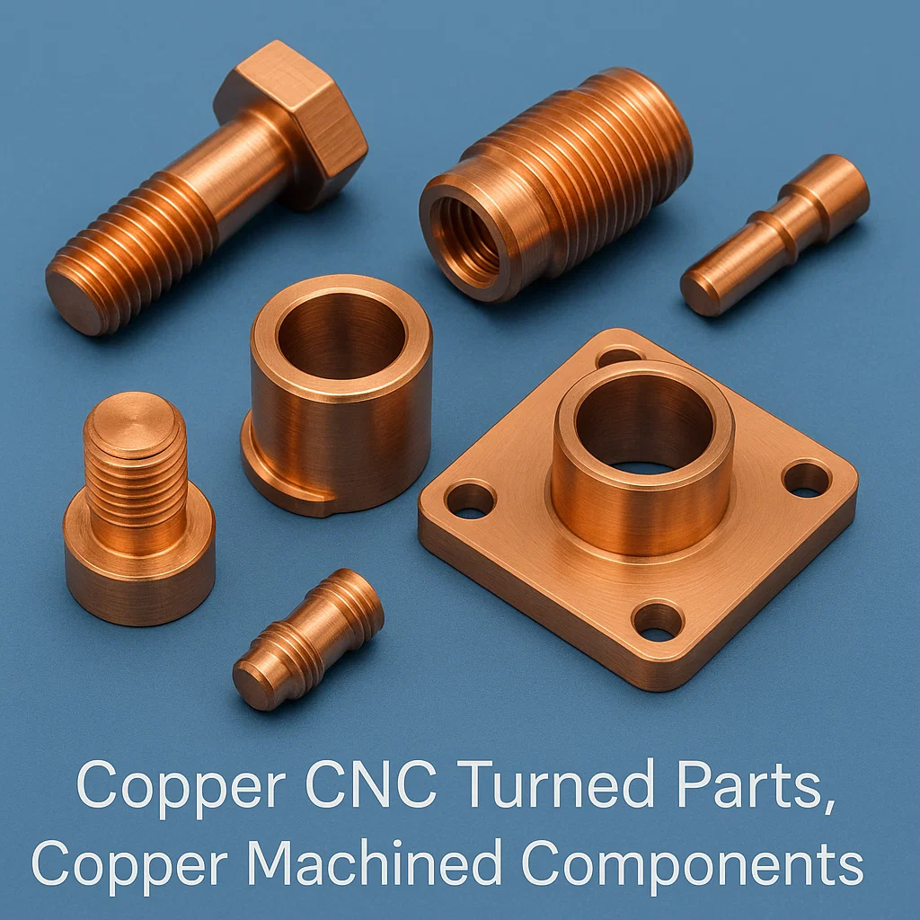 Copper CNC Machined Parts, Copper Parts