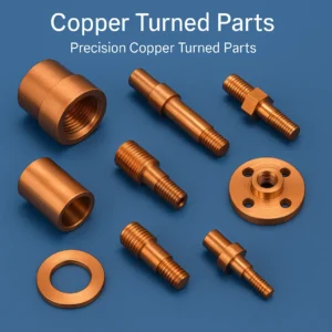 Copper Precision Parts, Copper Turned Components