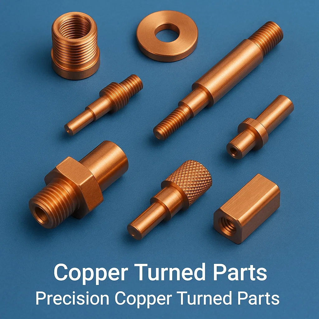 Copper Turned Parts , Copper precision Parts