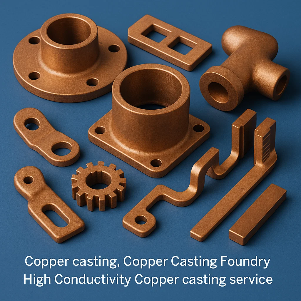 Copper casting , Copper casting foudnry service