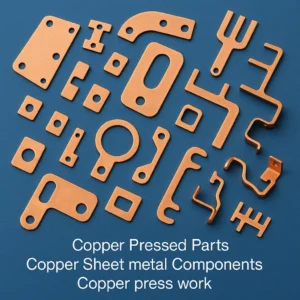 Copper stamping, Copper pressing, Copper parts, Copper components