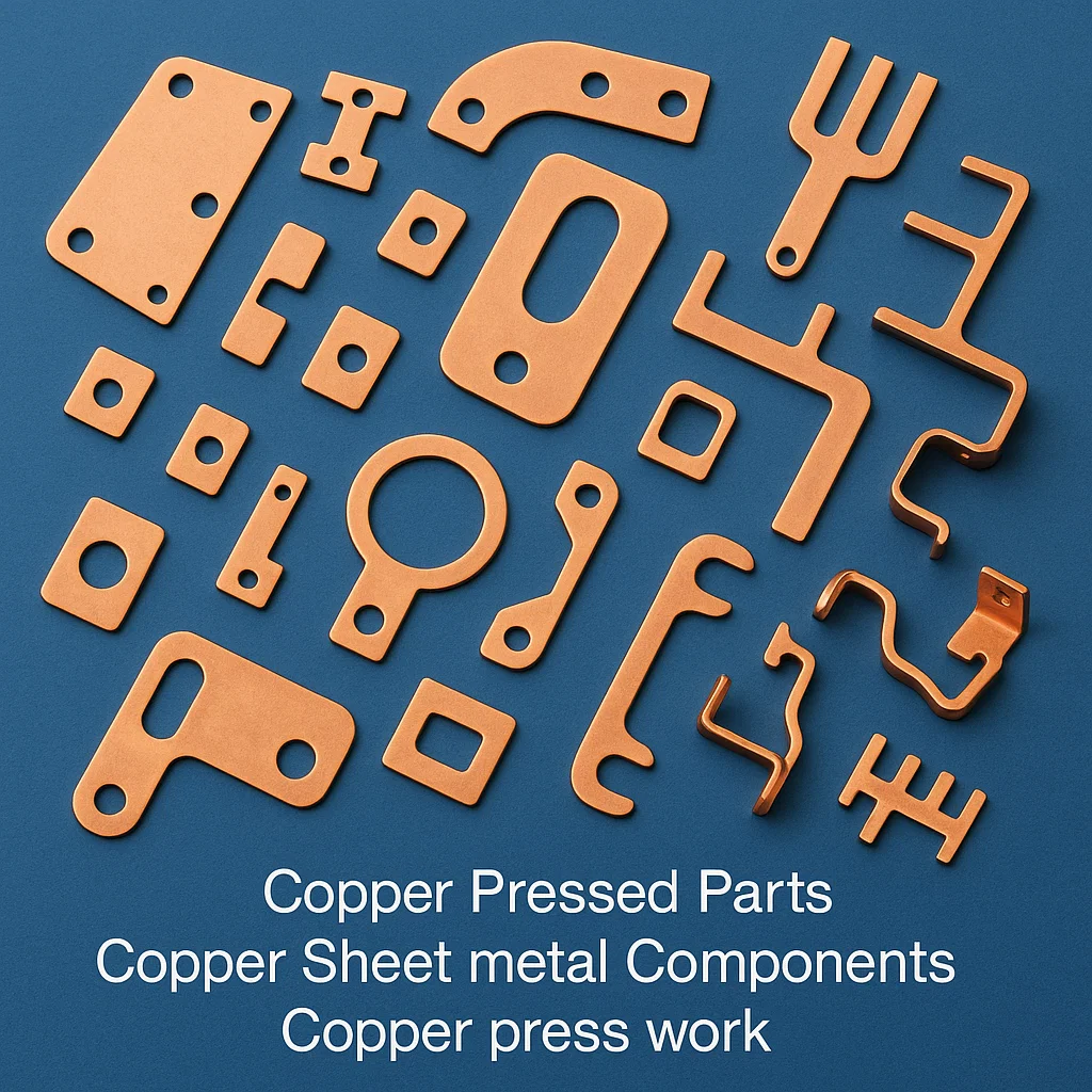 Copper stamping, Copper pressing, Copper parts, Copper components