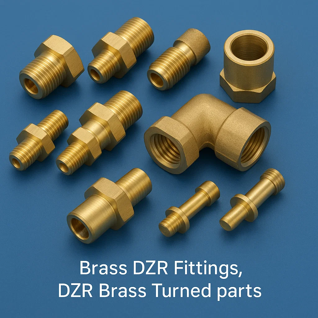 DZR Brass machining, Brass DZR Fittings, Brass DZR Components, DZR Brass Alloys, Brass DZR Parts