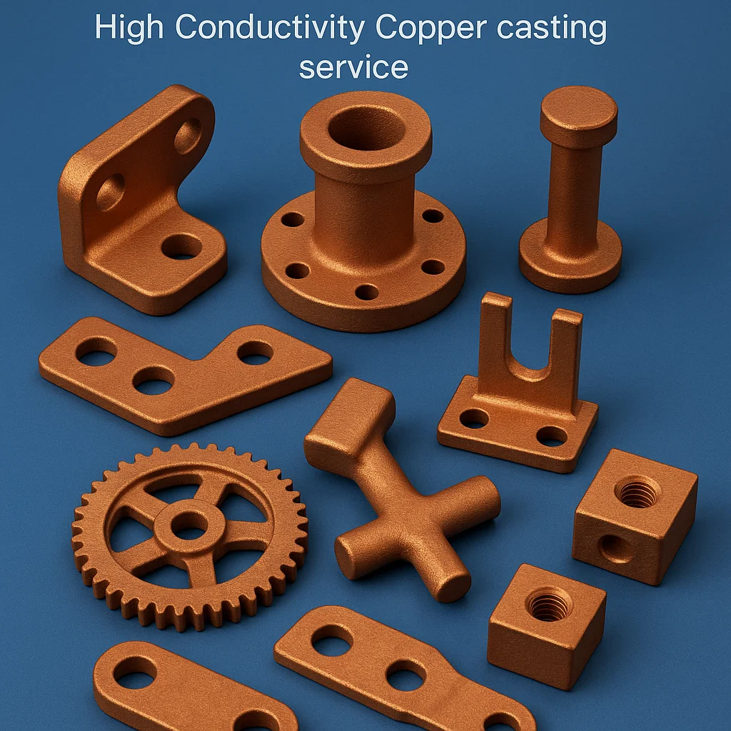 High Conductivity Copper casting , Copper casting foundry, High Con Copepr casting
