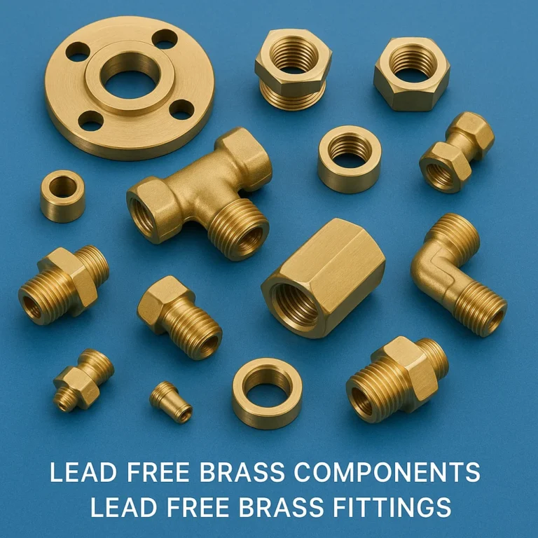 Lead Free Brass Parts and Components, Lead Free Brass Machined Parts, Lead Free Alloys