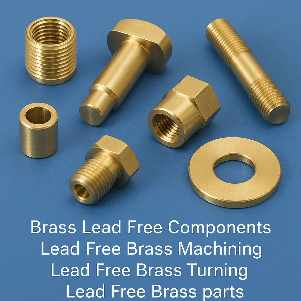 Lead Free Brass Components, Lead Free Brass parts, Lead free Brass Fittings