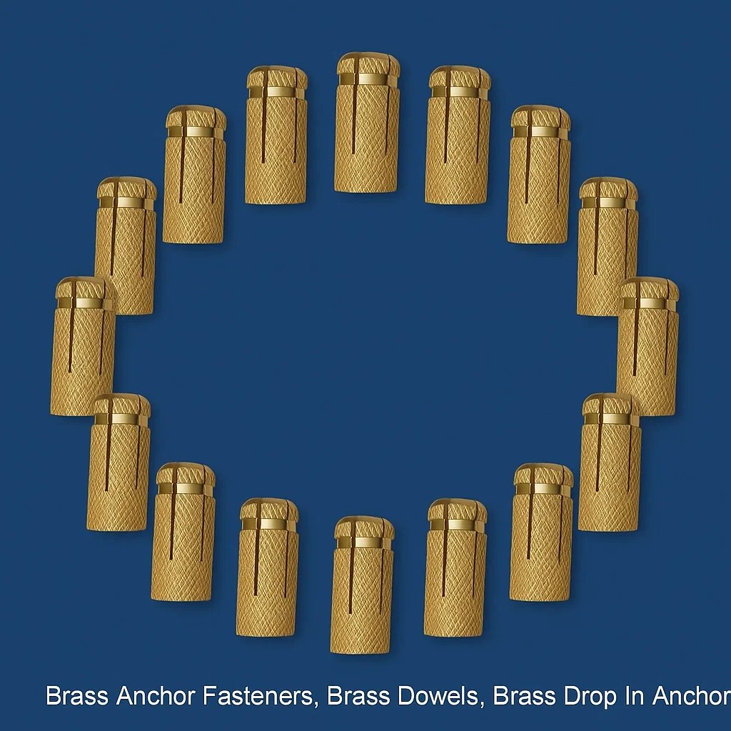 Brass Anchors, Brass Drop Anchors, Brass Anchor fasteners, Brass Dowels