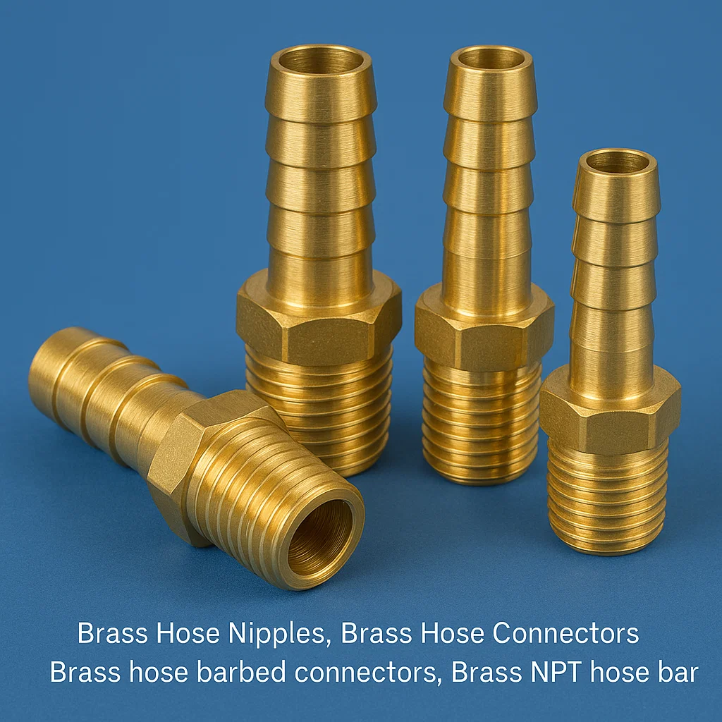 Brass Hose Connectors Brass NPT hose barbs, Brass hose barbed fittings, Brass hose barb connectors