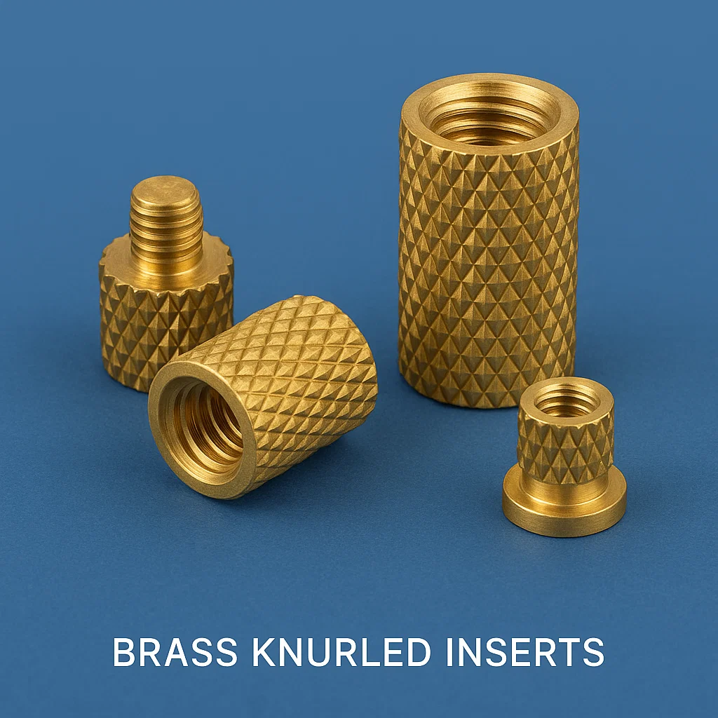 Brass Knurled inserts