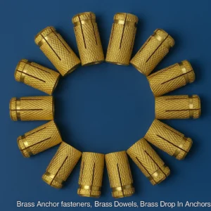 Brass drop in Anchors, Brass anchor fasteners, Brass Anchors, Brass Dowels