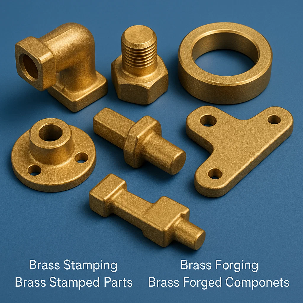 Brass stamping, Brass Forging, Brass Forged components, Brass hot stamping, Brass forged fittings , stamped parts