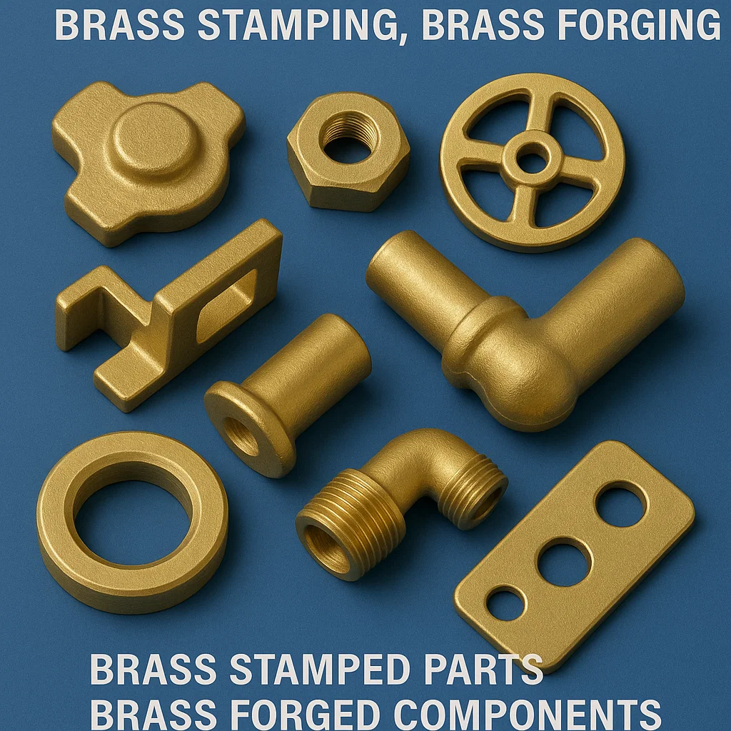 Brass stamping, Brass Forging, Brass Forged components, Brass hot stamping, Brass forged fittings