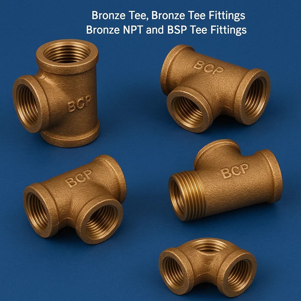 Bronze Casting, Bronze Threaded fittings, Bronze Tee fittings, Bronze fittings