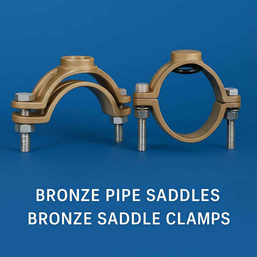 Bronze Pipe Saddles, Bronze Pipe Clamps, Bronze Saddle clamps, Bronze Pipe clamps