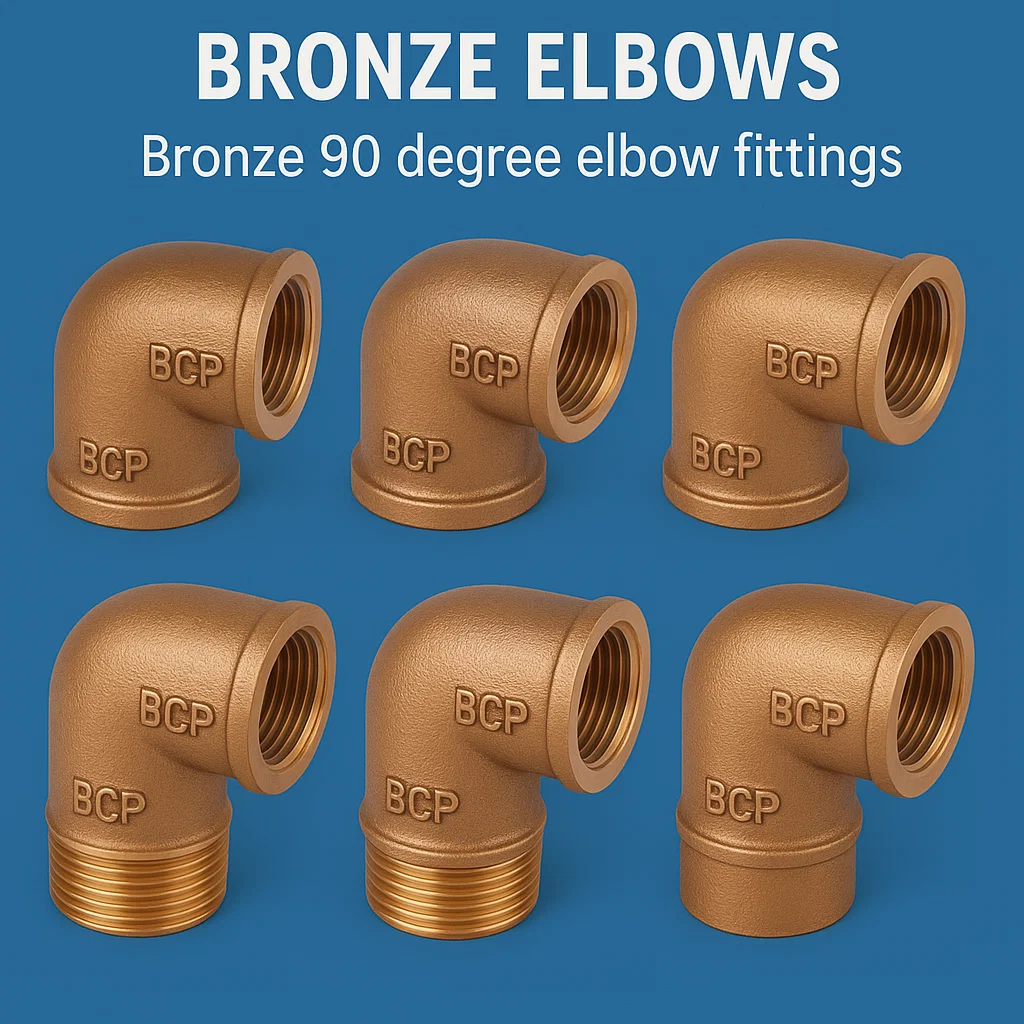 Bronze Threaded Elbows, Bronze 90 degree fittings