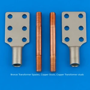 Bronze Transformer spades, Copper studs
