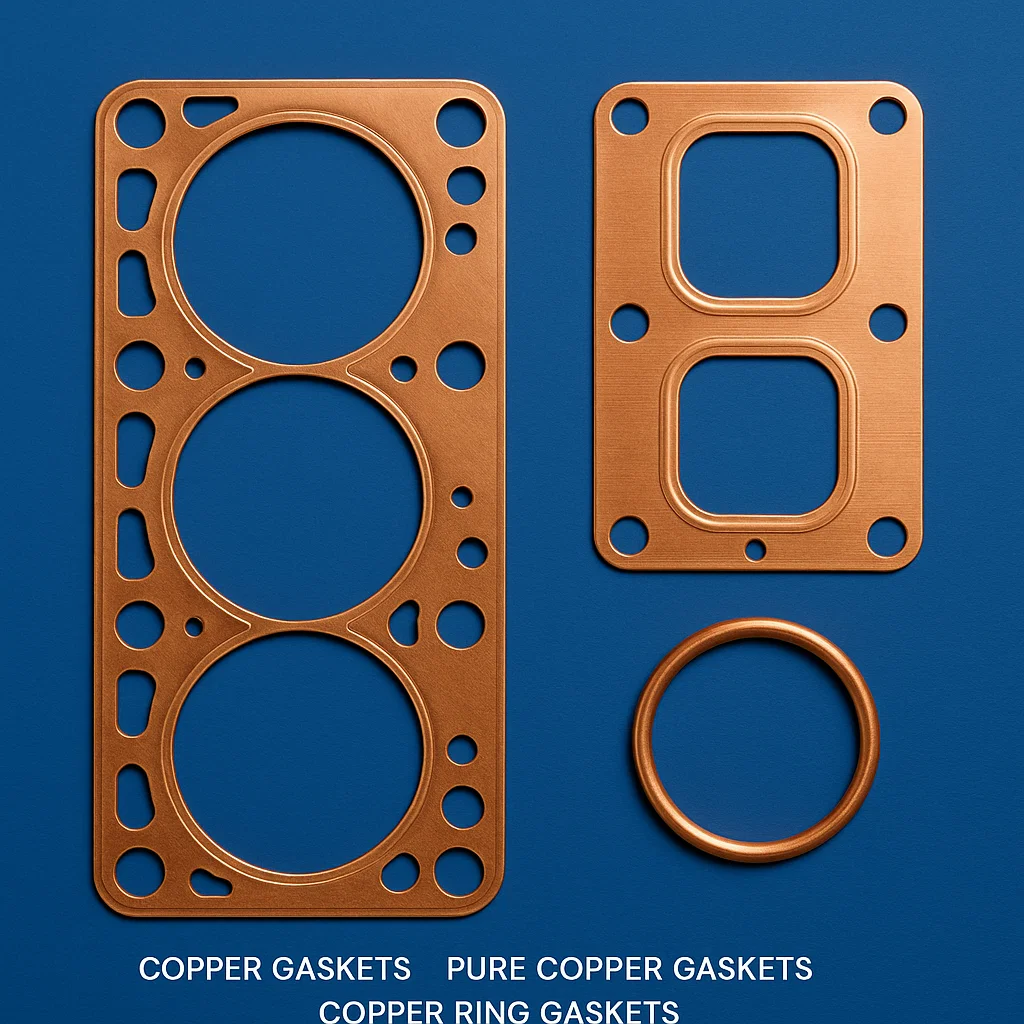 Copper Gaskets, Pure Copper Gaskets, Copper RIng Gaskets