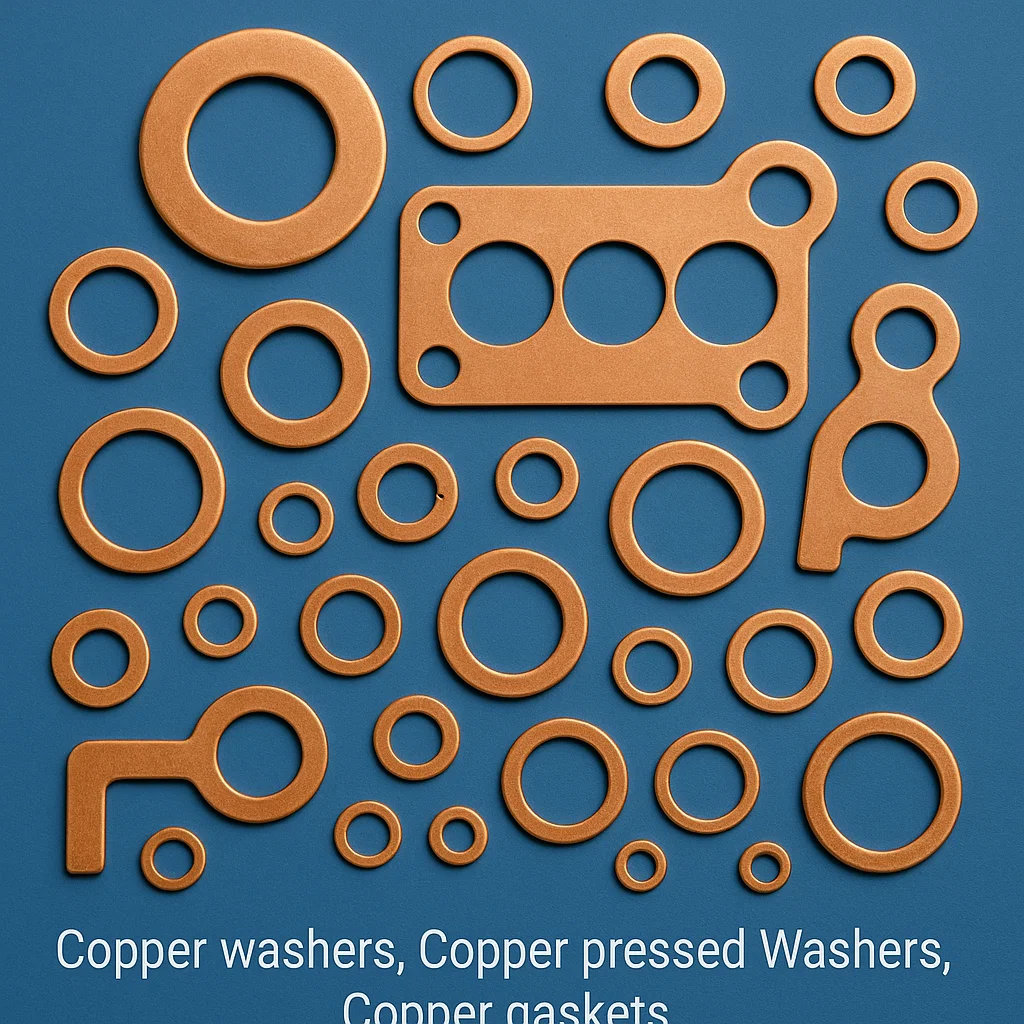 Copper Washers Copper Gaskets, Copper Plain Washers, Copper Sealing washers