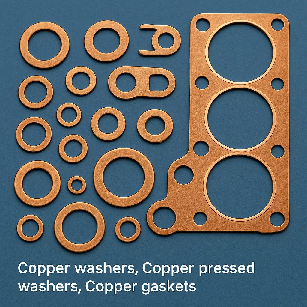 Copper Washers Copper Gaskets, Copper Punched Washers