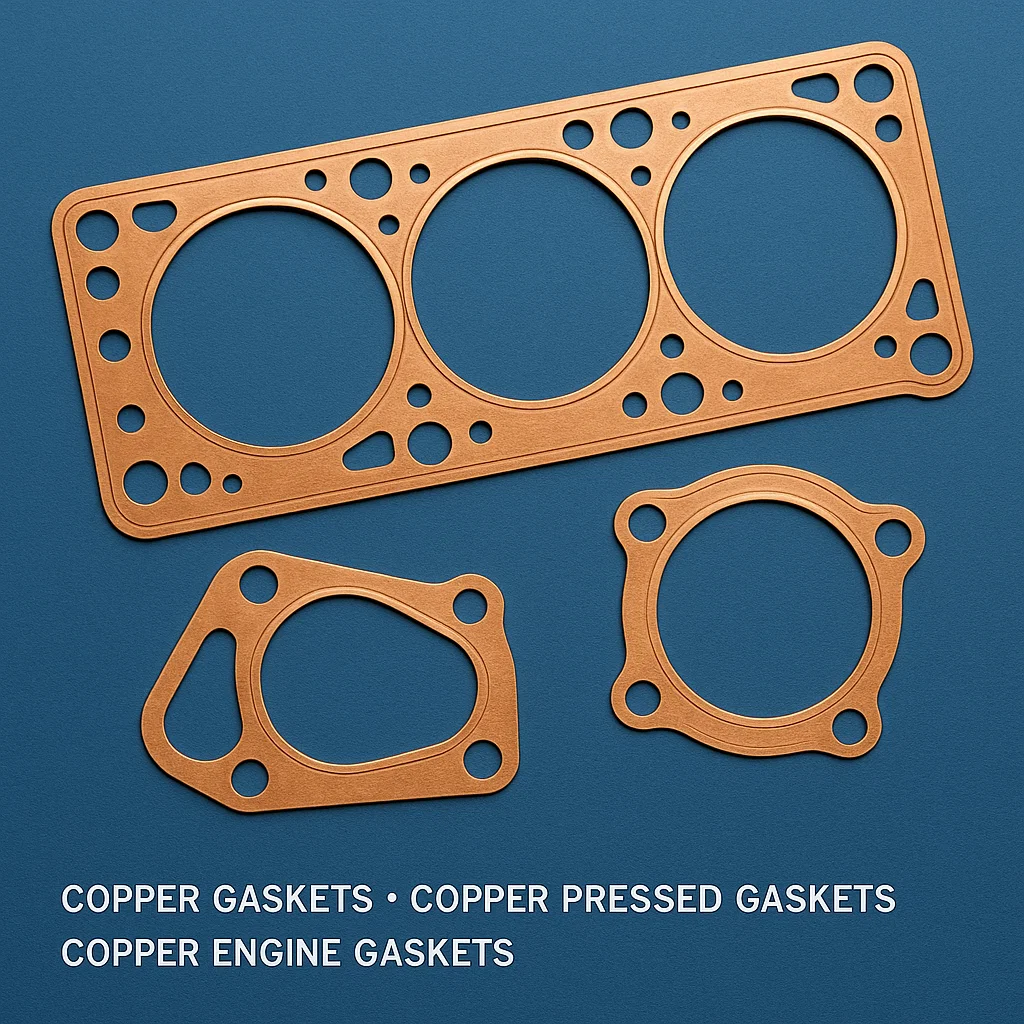 Copper industrial Gaskets, Copper Pressed Gaskets, Copper Engine Gaskets