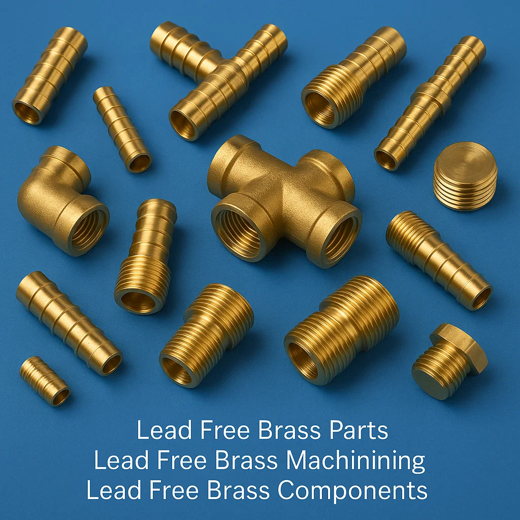 Lead Free Brass parts, Lead Free Brass Machining, Lead Free Brass Components