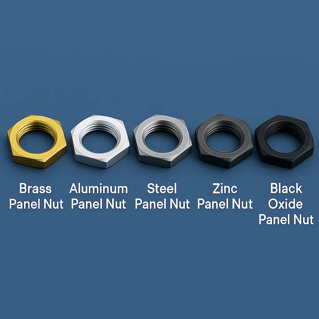 Panel Nuts, Brass Panel nuts