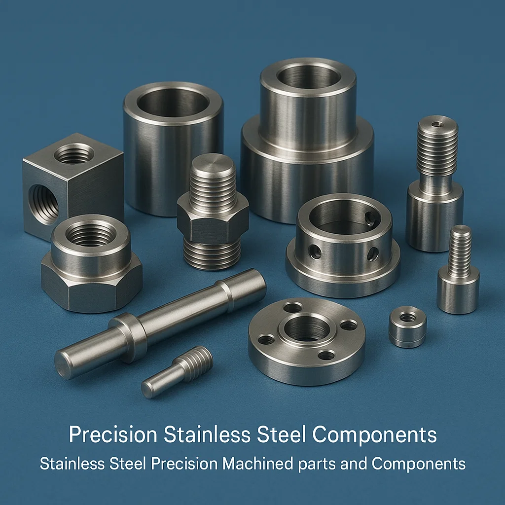 Precision Stainless Steel CNC Components, Stainless Steel Precision CNC Machined parts and Components