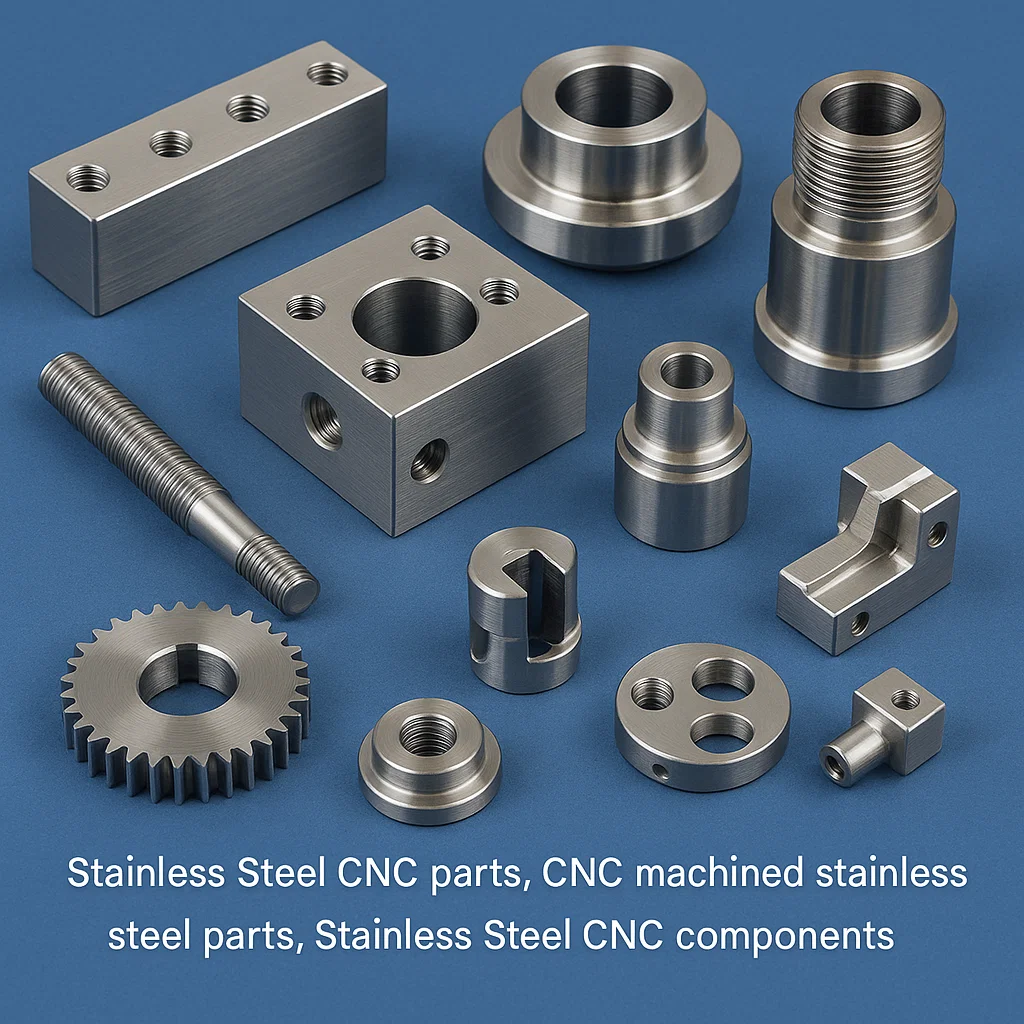 Stainless Steel CNC parts, CNC machined Stainless Steel parts, Stainless Steel CNC components