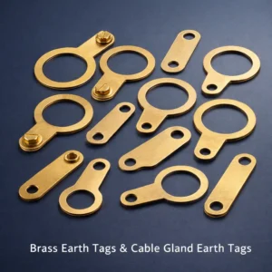 Brass Earth Tags & Cable Gland Earth Tags