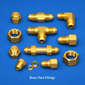 Brass Flare Nuts, Flare Male fittings