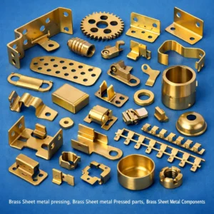 Brass Sheet metal parts, Brass Sheet Metal COmponents, Sheet metal pressing
