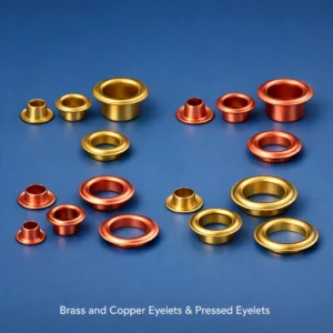 Brass and Copper Eyelets & Pressed Eyelets